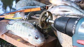 How to Make a Drill Machine Fish Stunner at Home DIY