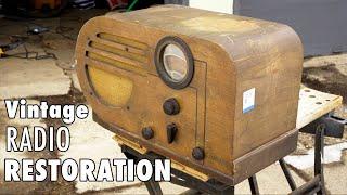 Saving A Filthy Philco Radio  Vintage Philco Radio Restoration