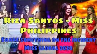  Scandal on Miss Global 2020 - Miss Philippines Riza Santos may Ibinunyag sa resulta