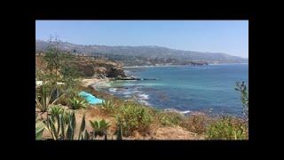Breathtaking View of Terranea and Point Vicente in Palos Verdes Peninsula along with Redondo Beach.