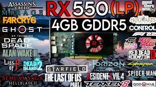 RX 550 4GB In Mid 2024 - Test In 30 Games 