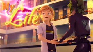 My Life - Shadybug and Claw Noir Marinette and Adrien miraculous amv