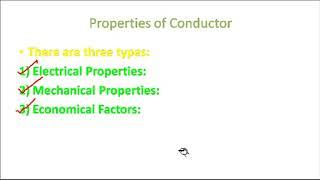 4.2 Characteristics of a good conducting materials