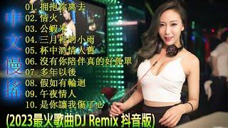 最好的音樂Chinese DJ【拥抱你离去  情火  公蝦米  三月裡的小雨  杯中酒情人舊...】DJ REMIX 舞曲  年最劲爆的DJ歌曲  2023最火歌曲DJ Remix 抖音版