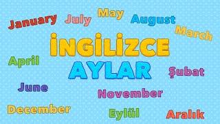 ÇOCUKLAR İÇİN İNGİLİZCE ÖĞRENME VİDEOLARI #1 İNGİLİZCE AYLAR