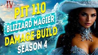 PIT 110 Blizzard Magier Build - Diablo 4 Season 4 Zauberer Blizzard Build