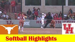 #1 Texas vs Houston Softball Game 3 Highlights March 10 2024