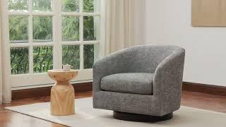 One Elaborate Gift For Your Room  Wren Modern Swivel Accent Chair from CHITA LIVING