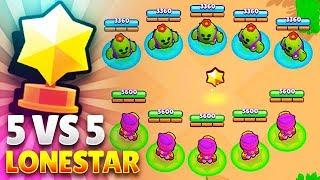 Have YOU PLAYED 5 vs 5 Lonestar in Brawl Stars?