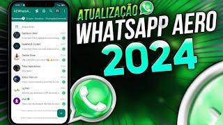 VOLTOU WHATSAPP AERO NOVA ATUALIZAÇÃO FUNCIONANDO COM NÚMERO DIRETO