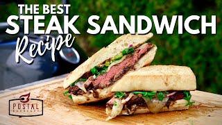 The Best Grilled Steak Sandwich - Easy Steak Sandwich Recipe