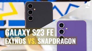 Samsung Galaxy S23 FE Snapdragon vs. Exynos compared
