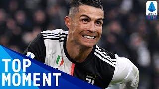 Ronaldo Scores His First Ever Serie A Hat-Trick  Juventus 4-0 Cagliari  Top Moment  Serie A TIM