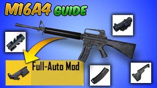 M16A4 Full Auto Mod vs M416 PUBG MobileBGMI Damage Recoil Rate of Fire  GuideTutorial