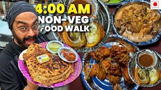 सुबह 4 बजे की दिल्ली Non-Veg Food Tour with Chicken Tikkas Paranthe और Momos
