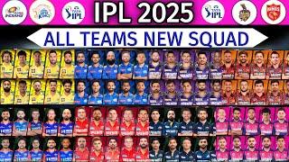 IPL 2025 All Teams New Squad  All Teams Full and Final Squad for IPL 2025  IPL Squad 2025