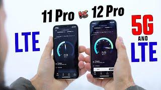 iPhone 12 5GLTE vs 11 Pro LTE - Real World Comparison