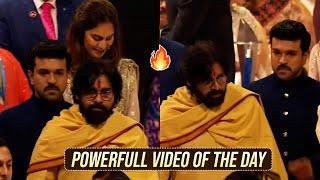 పెద్దపులి - చిన్న పులి Powerfull Video Of The Day  Pawan Kalyan & Ram Chatan #AnantRadhikaWedding