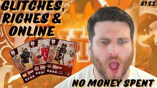 NO MONEY SPENT EPISODE 2 GLITCHES RICHES & ONLINE EA SPORTS COLLEGE FOOTBALL 25 ULTIMATE TEAM