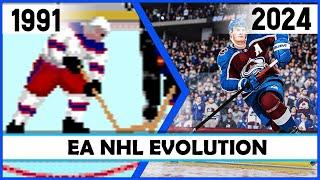 EA NHL the evolution 1991 - 2024