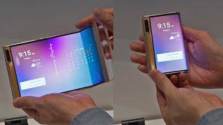 Samsung Display showcases flexible OLED screens