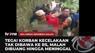 Tragis Korban Kecelakaan Dibuang di Semak-Semak  Apa Kabar Indonesia Malam tvOne