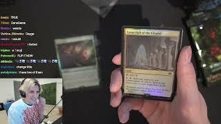 xQc Searches for the $2 Million Lord of the Rings Card  MTG Box Opening Part 4