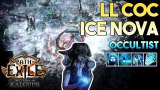 3.25 CoC Ice Nova of Frostbolts Build  Occultist  Settlers of Kalguur  Path of Exile 3.25