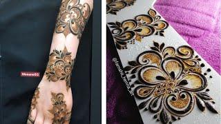 Pure Khaleeji henna design  Khaleeji henna design Tutorial.