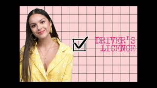 Olivia Rodrigo-  Drivers licence lyrics