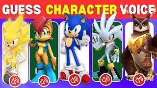 Guess the Sonic the Hedgehog 3 Characters by Their Voice Sonic Shadow Silver Sonic Quiz galaxy