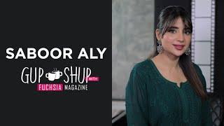 Saboor Aly AKA Sameen  Mushkil Special  Gup Shup with FUCHSIA