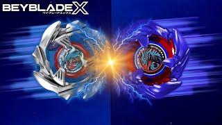 Dragonic Showdown Cobalt Dragoon 2-60C VS Cobalt Drake 4-60F  Beyblade X EPIC BATTLE