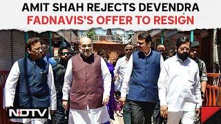 Amit Shah Rejects Devendra Fadnaviss Offer To Resign Asks Him To Continue