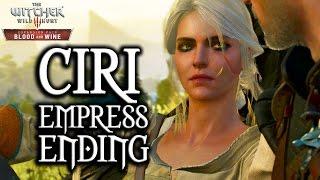 The Witcher 3 Blood and Wine - Ciri Empress Ending