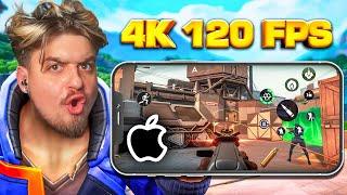 FIRST LOOK AT VALORANT MOBILE iOS GAMEPLAY 4K 120 FPS