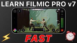 Learn Filmic Pro v7 in Under 7 Minutes ️⏱️ Jump-start Tutorial
