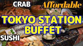 Tokyo Station Buffet Affordable all-you-can-eat crab sushi Japanese Western and Chinese food