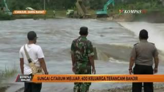 Sungai Citarum Meluap 400 Keluarga Terancam Banjir