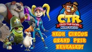 CTR Nitro Fueled Neon Circus Grand Prix Trailer Revealed New Characters Karts Skins and More