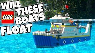 DO THESE LEGO BOATS FLOAT?   #4