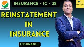 What is Reinstatement In Insurance ?  Insurance terminologies