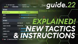 New Custom Tactics & Instructions EXPLAINED in FIFA 22  Reach Your Potential With Various Combos