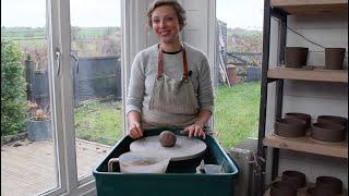 Pottery Throwing on the Potters Wheel The Basics - Centring - How to Centre On the Potters Wheel