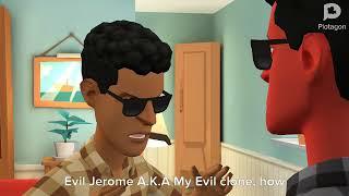 Evil Jerome My Evil Clone Flip Off Electrical LisaGrounded