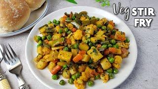 Stir Fry Vegetables  Easy veg stir-fry recipe  Stir Fry Recipe  Veg stir fry in 10 min