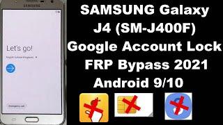 SAMSUNG Galaxy J4 FRPGoogle Account Bypass Android 109 SM-J400F 2021