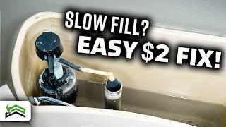 Easy DIY Fix For A Slow Filling Toilet