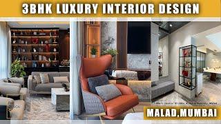 Luxury Interior of a 3 BHK apartment at Auris Serenity Malad West. #interiordesign #interior