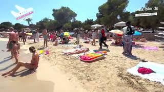 IBIZA Cala Bassa Spain beach walk 2022 4K HDR   KOHEMIAN chapter5